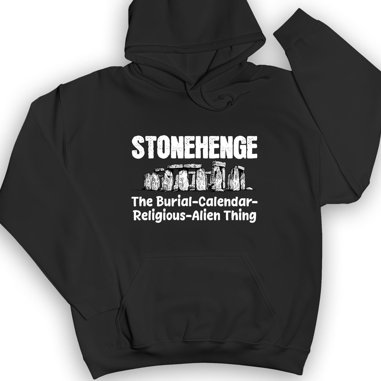 Stonehenge Burial Thing Hoodie Black / S