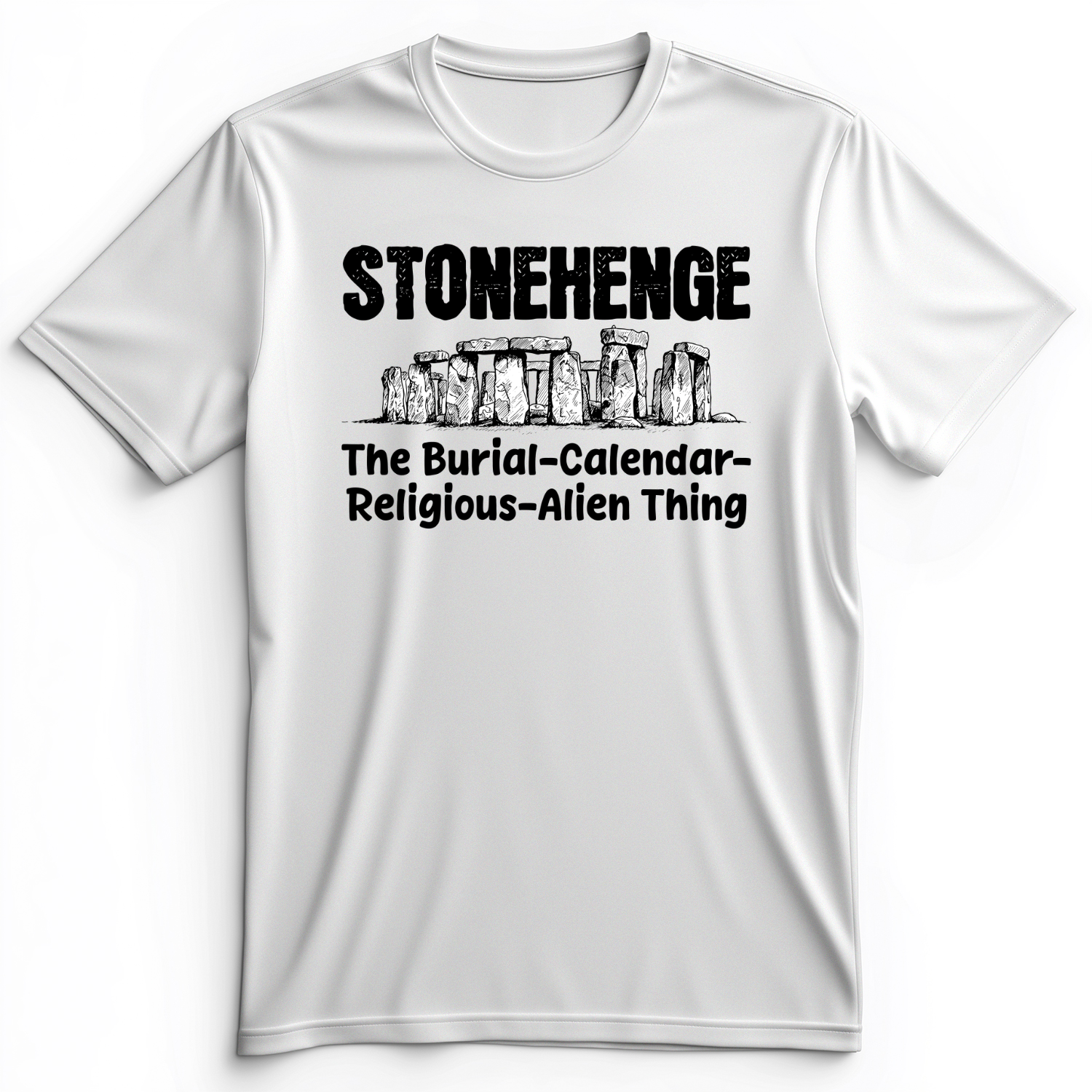 Stonehenge Burial Thing Premium Tee White / S