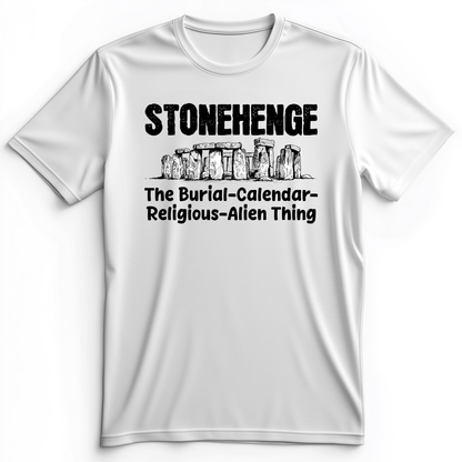 Stonehenge Burial Thing Premium Tee White / S