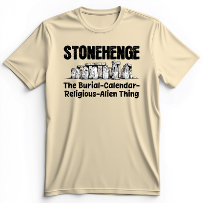 Stonehenge Burial Thing Premium Tee Natural / S