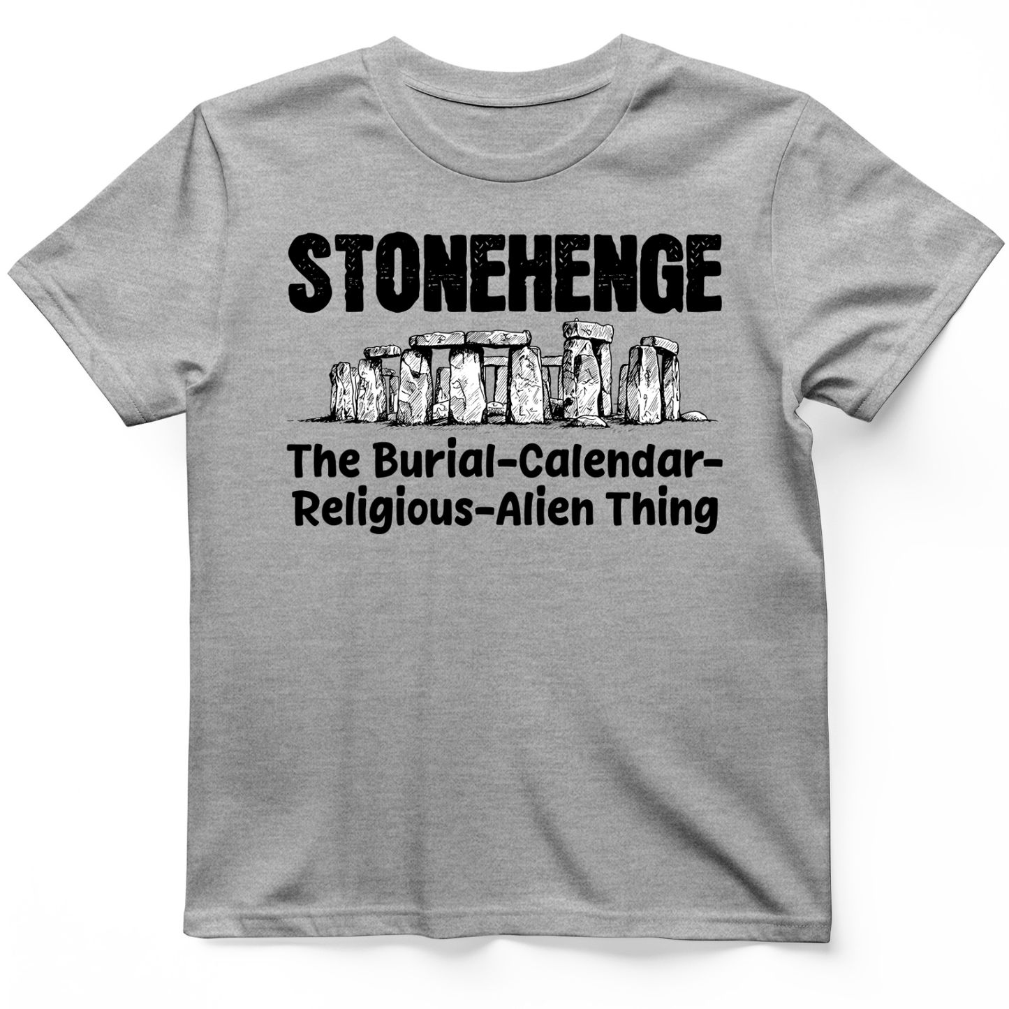 Stonehenge Burial Thing T-Shirt Sport Grey / S