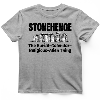 Stonehenge Burial Thing T-Shirt Sport Grey / S