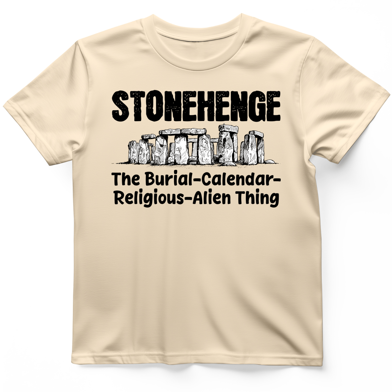 Stonehenge Burial Thing T-Shirt Natural / S