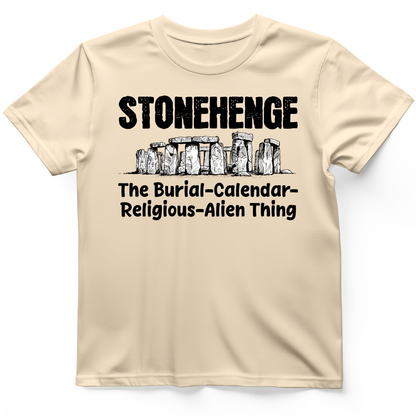 Stonehenge Burial Thing T-Shirt Natural / S