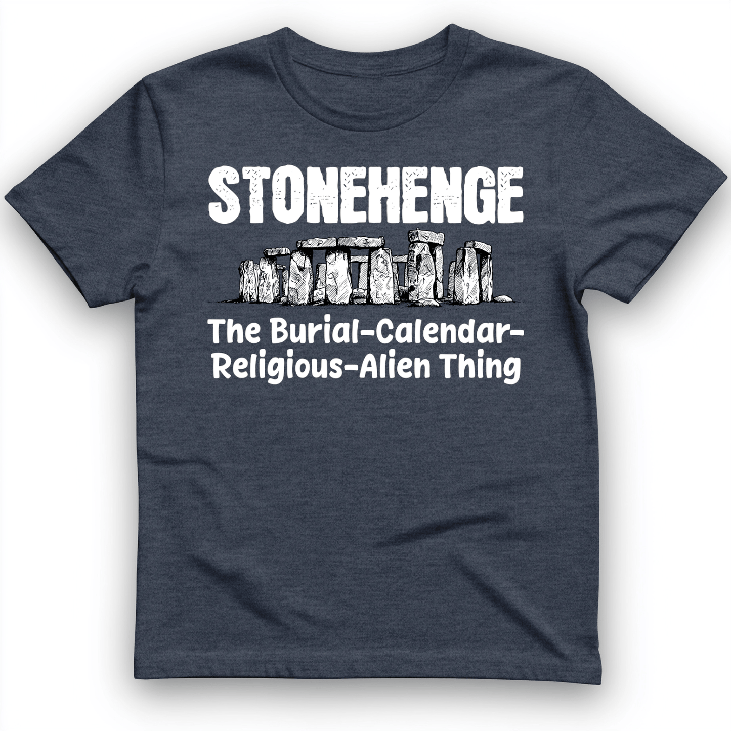 Stonehenge Burial Thing T-Shirt Heather Navy / S