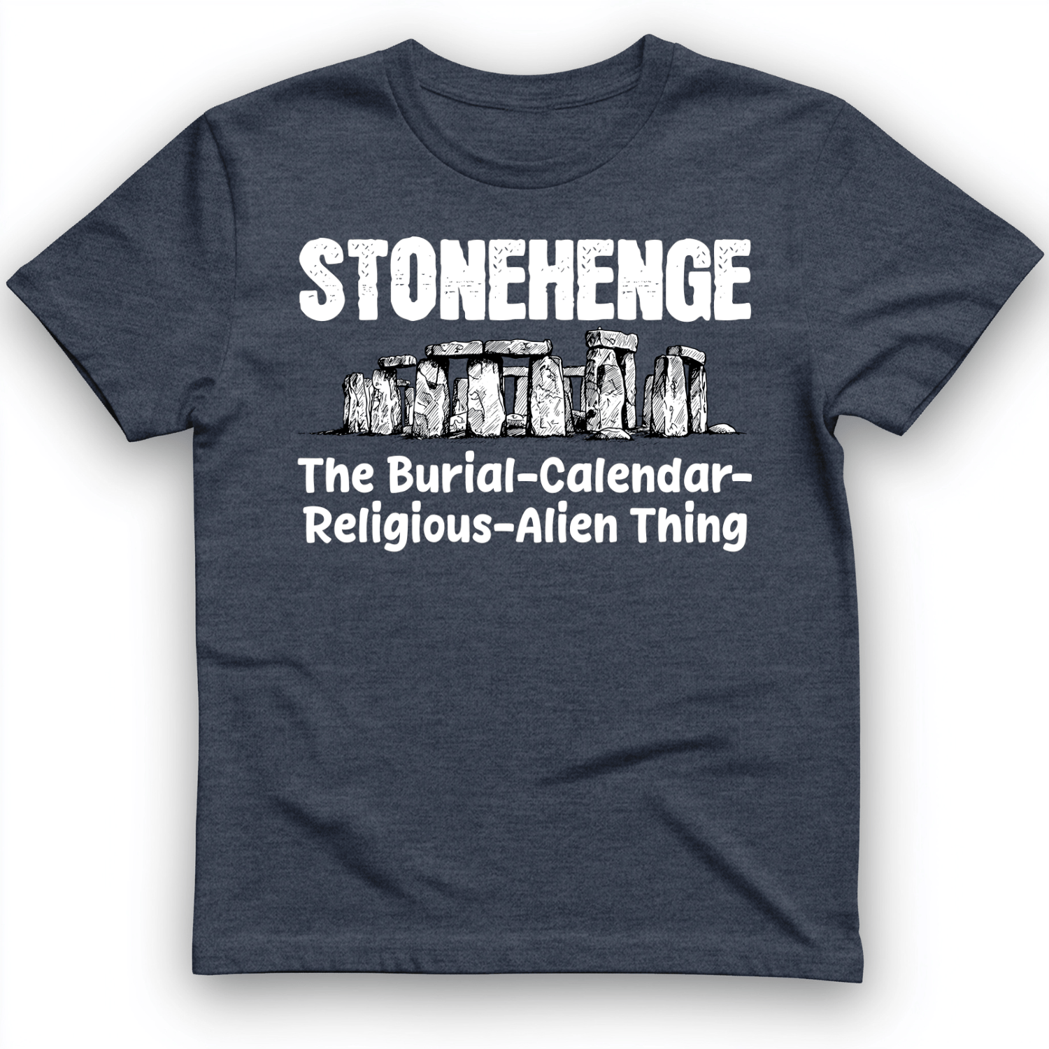 Stonehenge Burial Thing T-Shirt Heather Navy / S