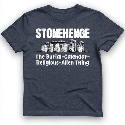 Stonehenge Burial Thing T-Shirt Heather Navy / S
