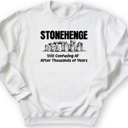 Stonehenge Confusing Crewneck White / S