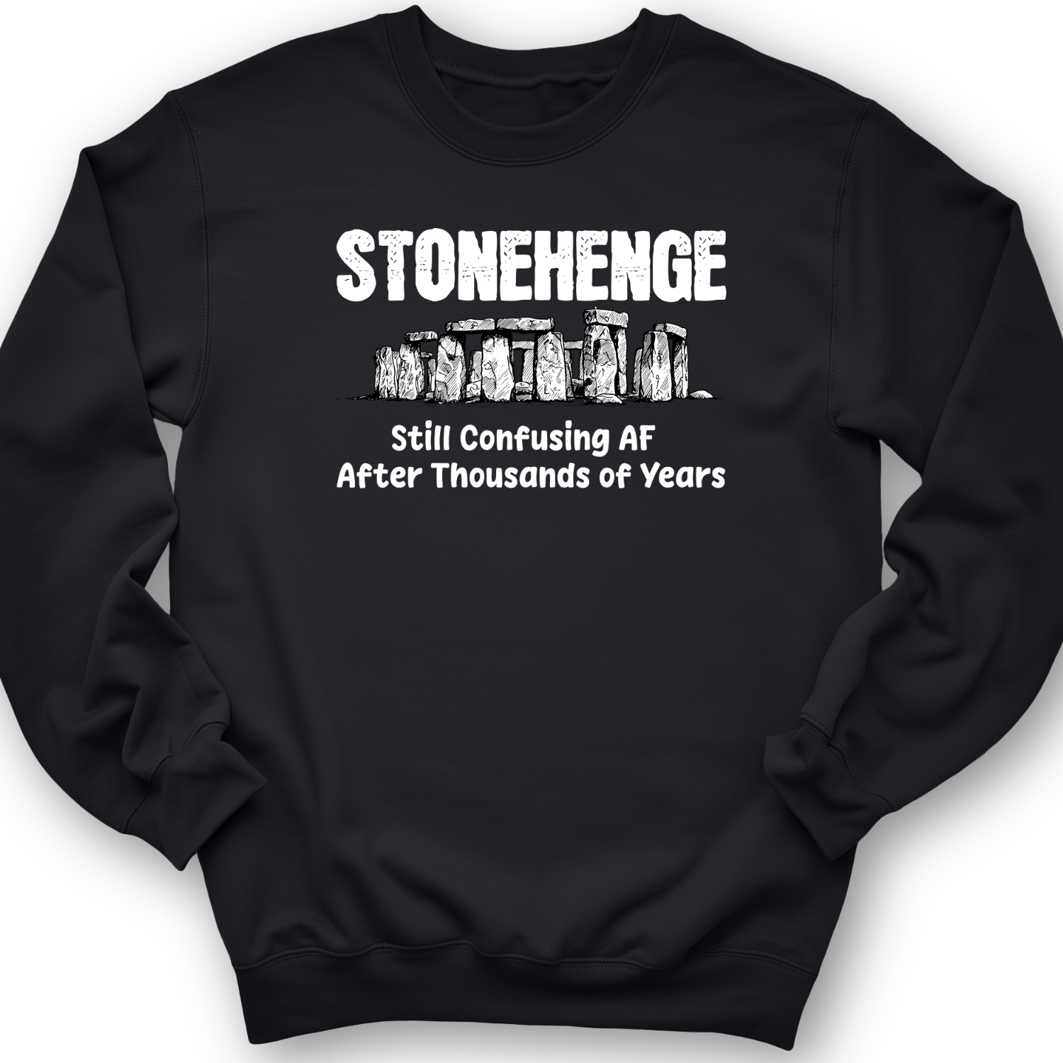 Stonehenge Confusing Crewneck Black / S