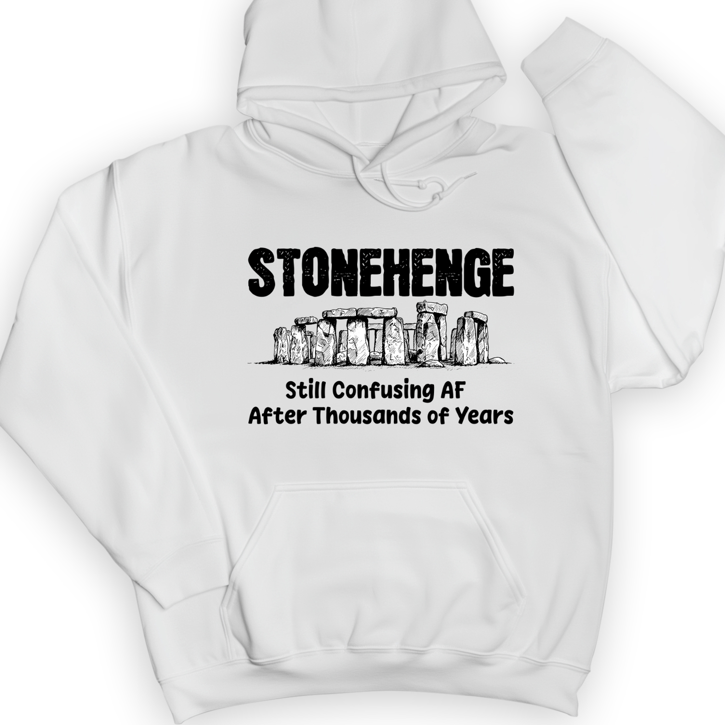 Stonehenge Confusing Hoodie White / S