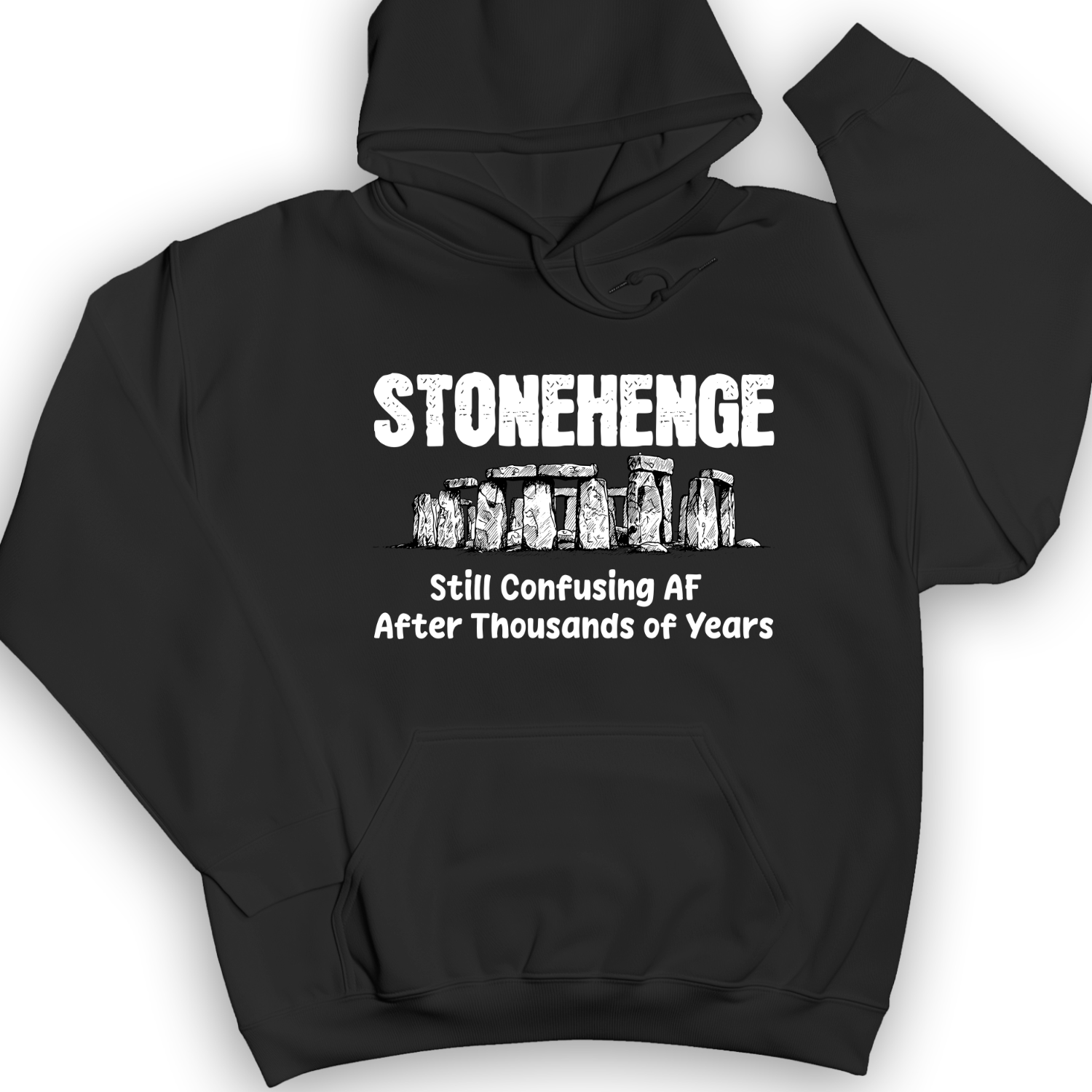 Stonehenge Confusing Hoodie Black / S