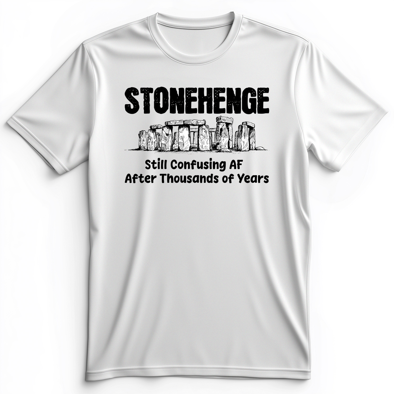 Stonehenge Confusing Premium Tee White / S