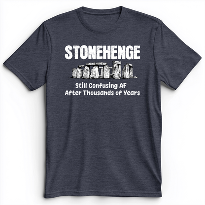 Stonehenge Confusing Premium Tee Heather Navy / S