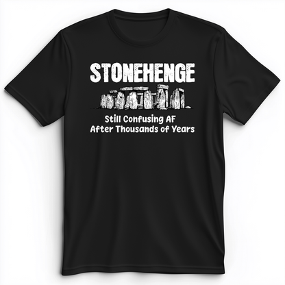 Stonehenge Confusing Premium Tee Black / S
