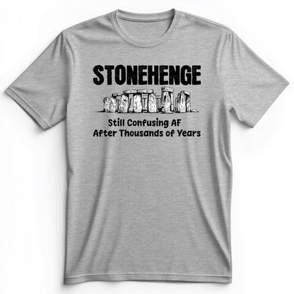Stonehenge Confusing Premium Tee Athletic Heather / S