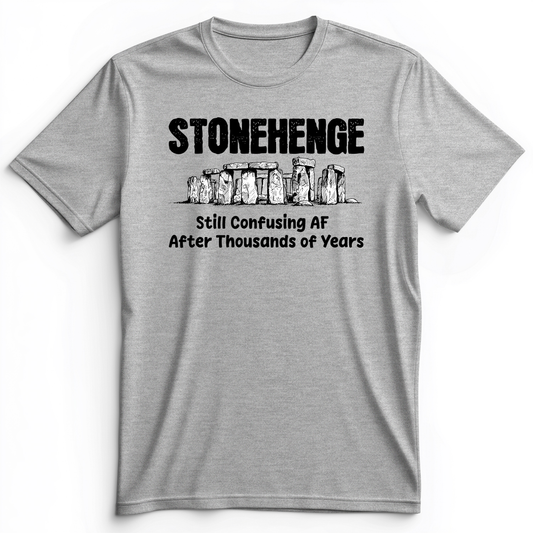 Stonehenge Confusing Premium Tee Athletic Heather / S