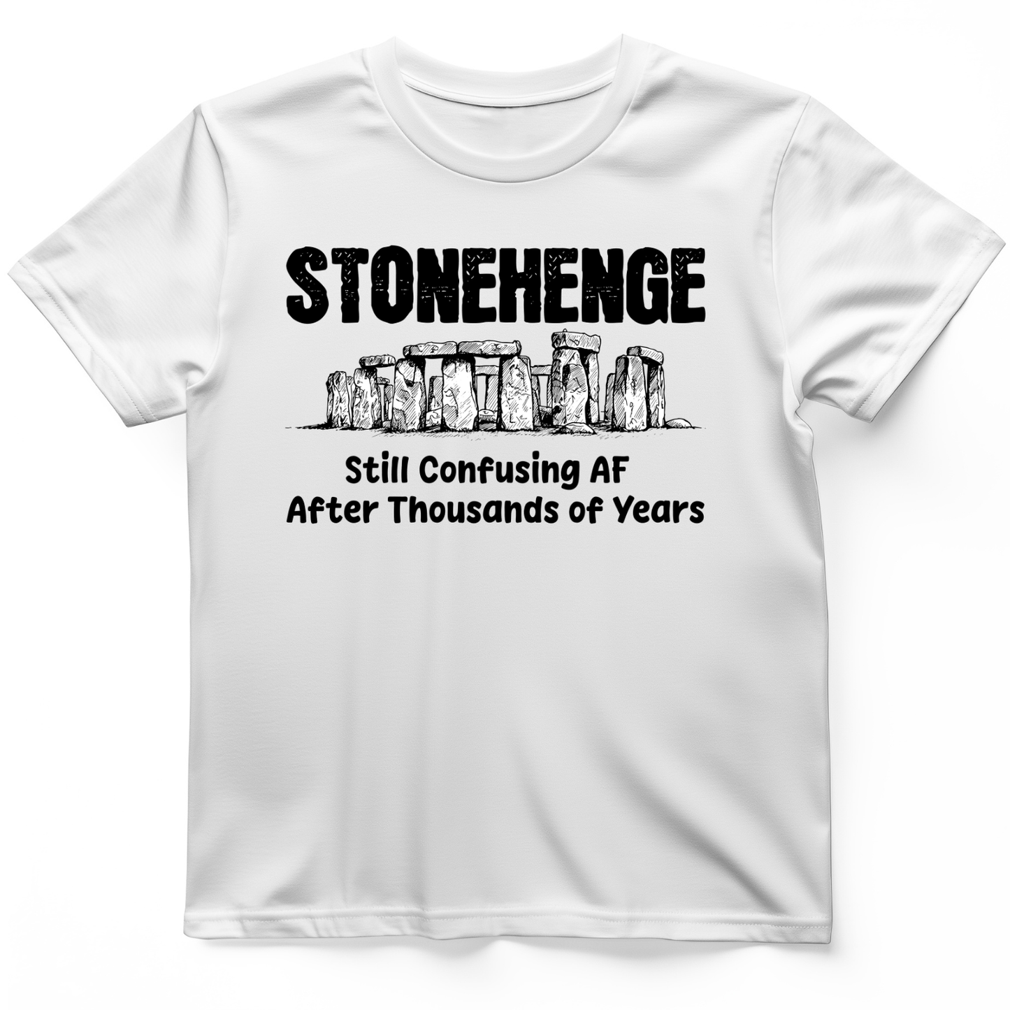 Stonehenge Confusing T-Shirt White / S