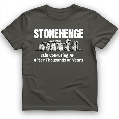 Stonehenge Confusing T-Shirt Charcoal / S