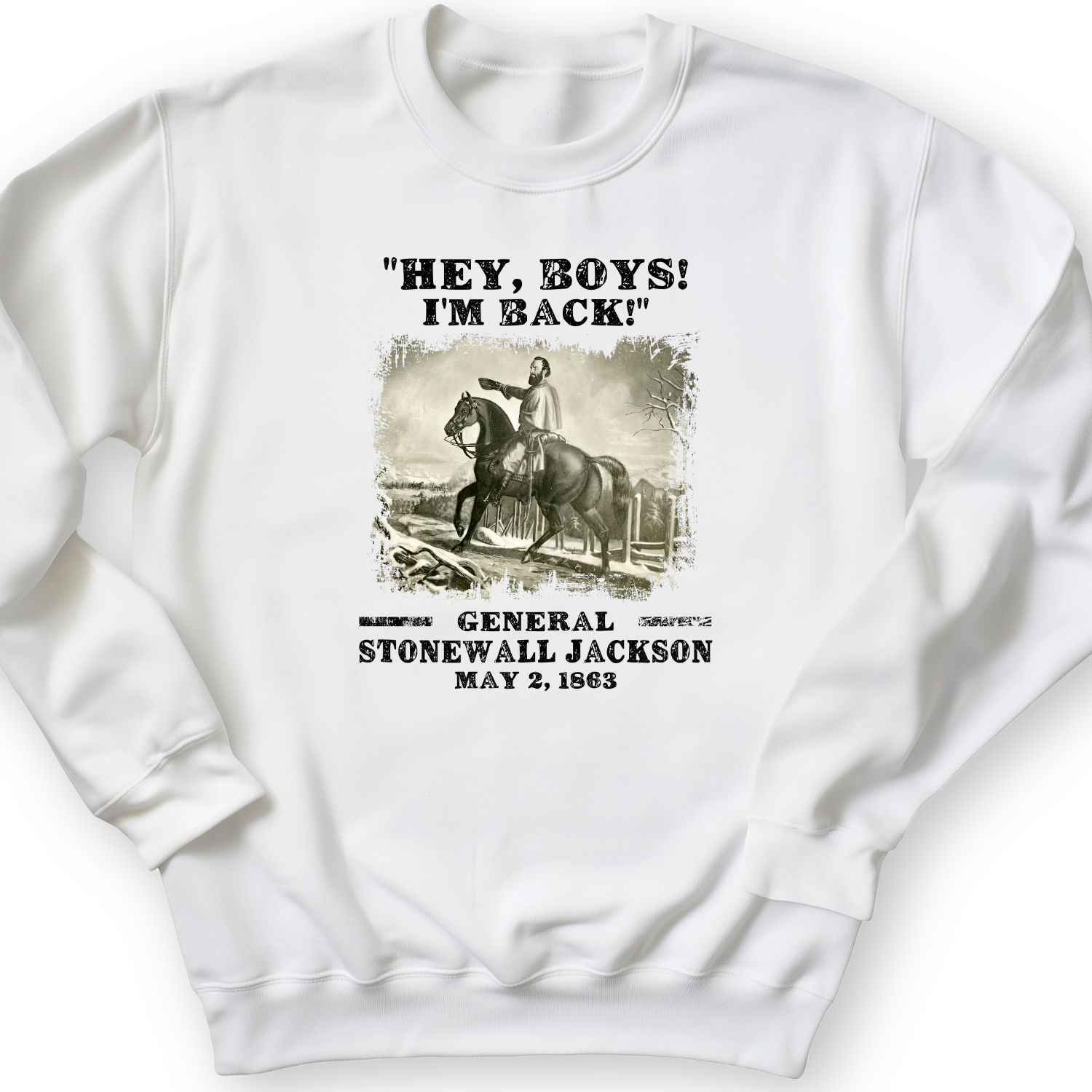 Stonewall Jackson Crewneck White / S