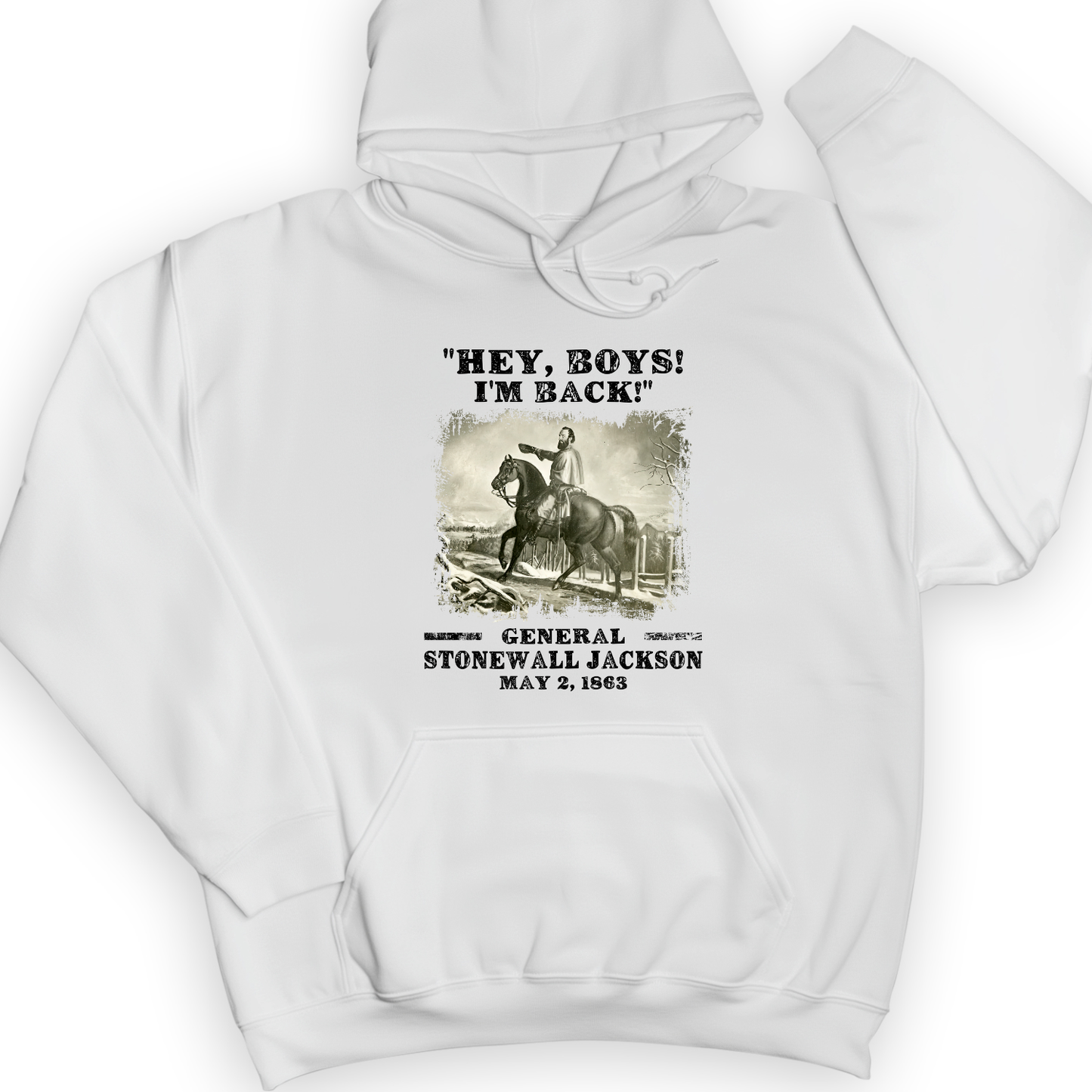 Stonewall Jackson Hoodie White / S