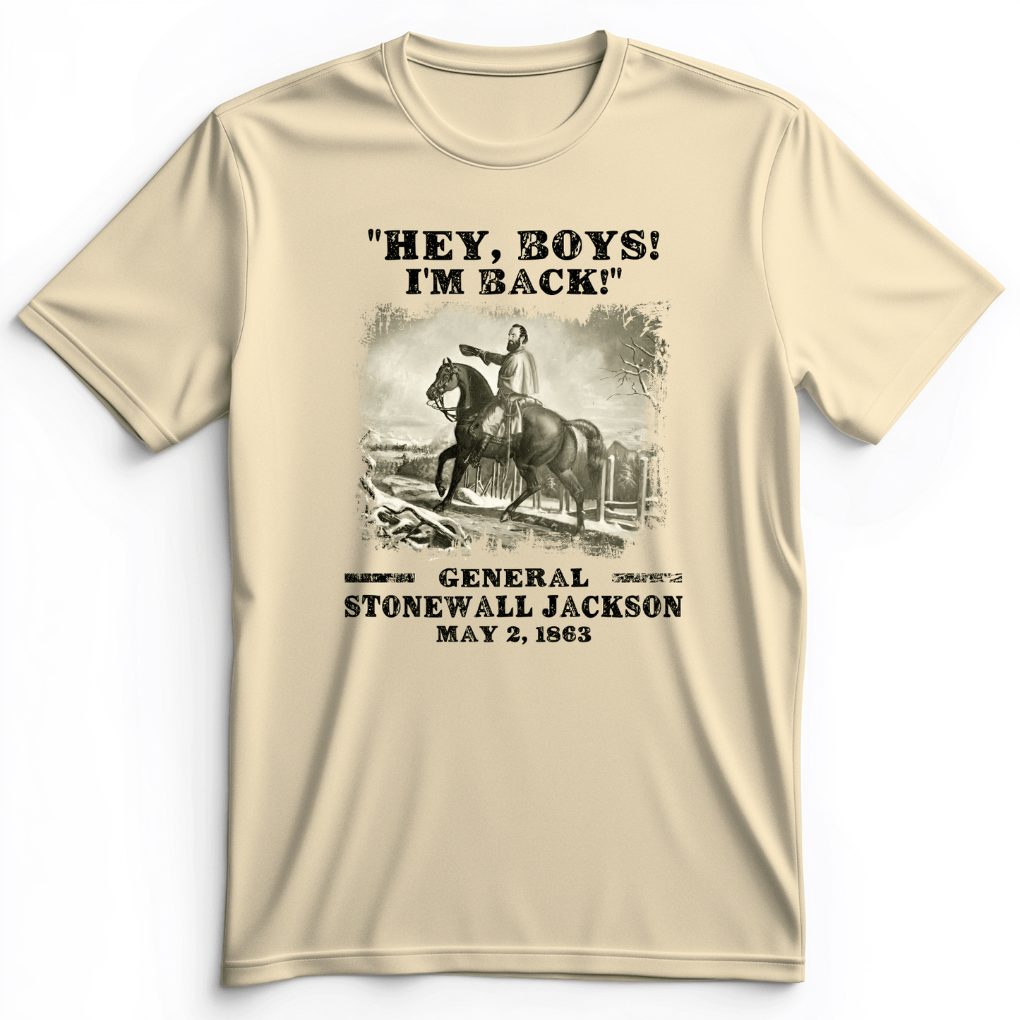 Stonewall Jackson Premium Tee Natural / S