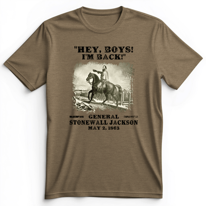 Stonewall Jackson Premium Tee Heather Olive / S