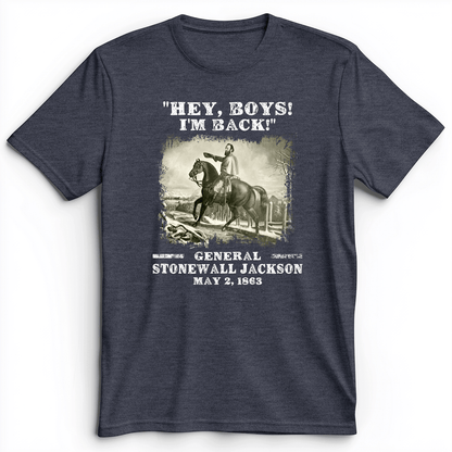 Stonewall Jackson Premium Tee Heather Navy / S