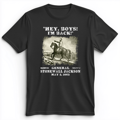 Stonewall Jackson Premium Tee Dark Grey Heather / S