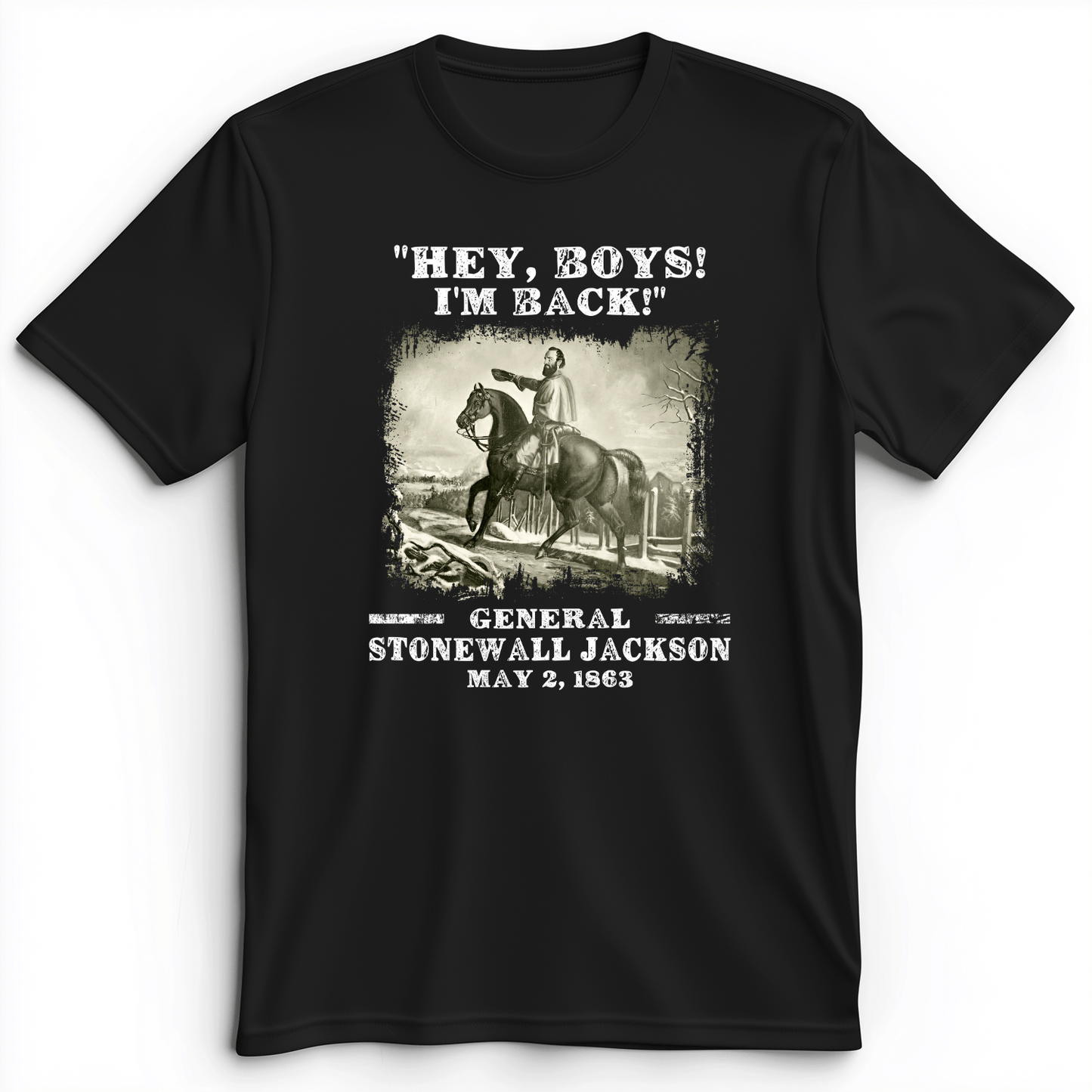 Stonewall Jackson Premium Tee Black / S