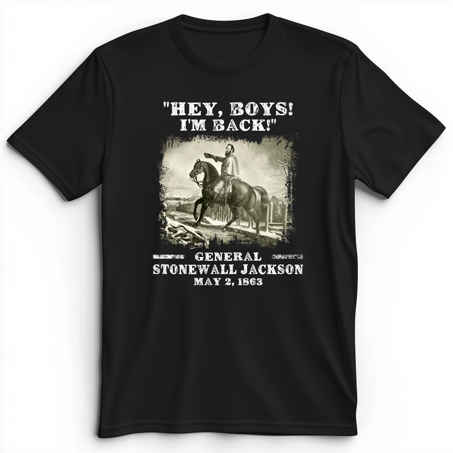 Stonewall Jackson Premium Tee Black / S