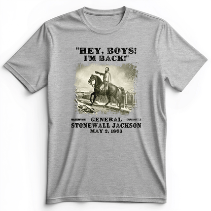 Stonewall Jackson Premium Tee Athletic Heather / S