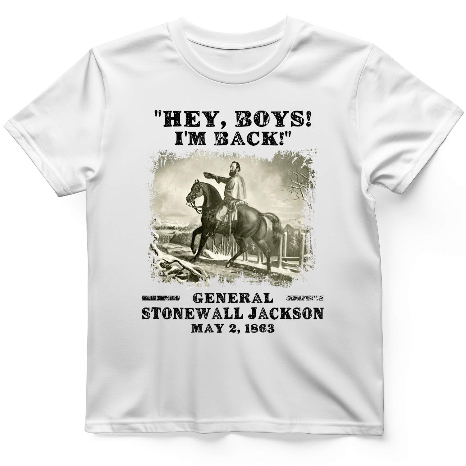 Stonewall Jackson T-Shirt White / S