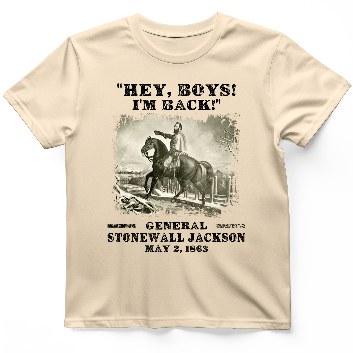 Stonewall Jackson T-Shirt Natural / S