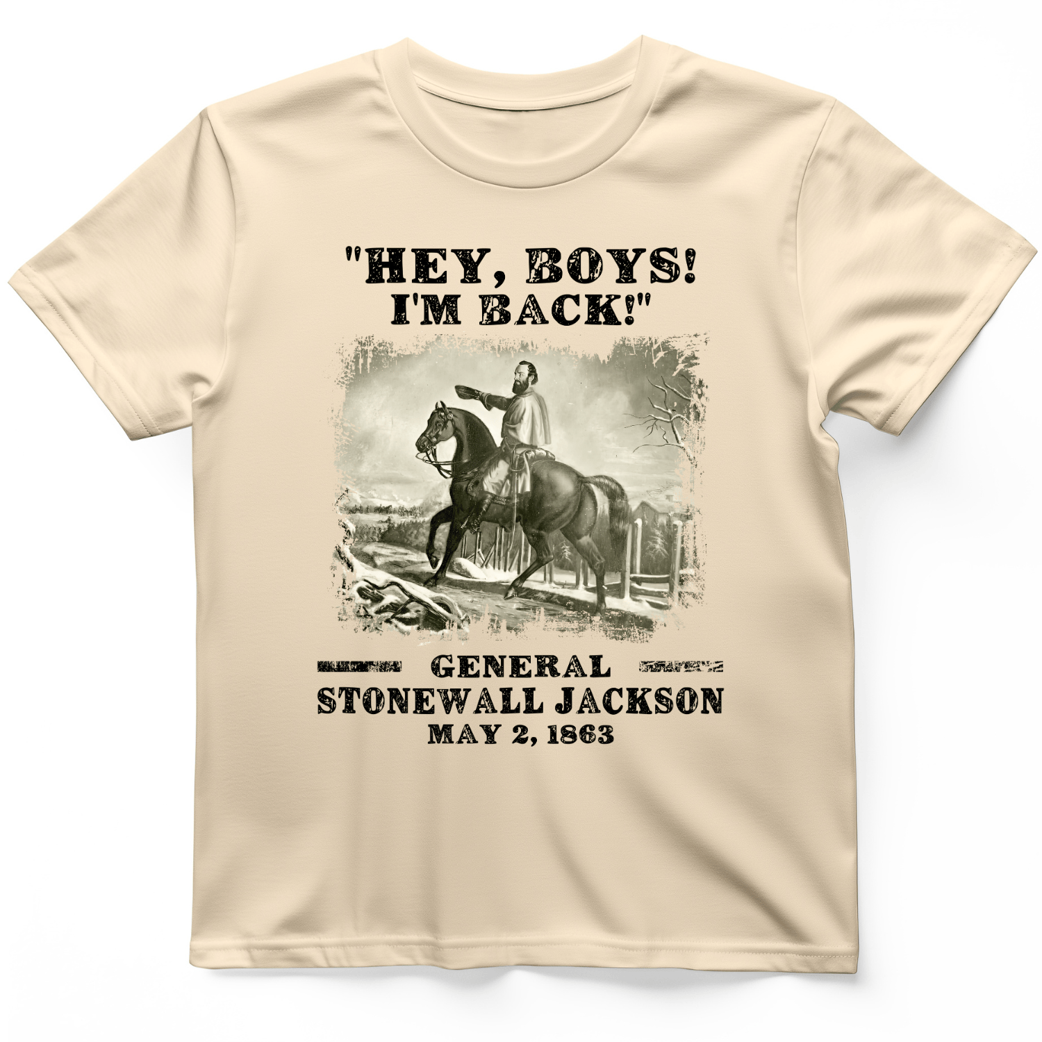Stonewall Jackson T-Shirt Natural / S