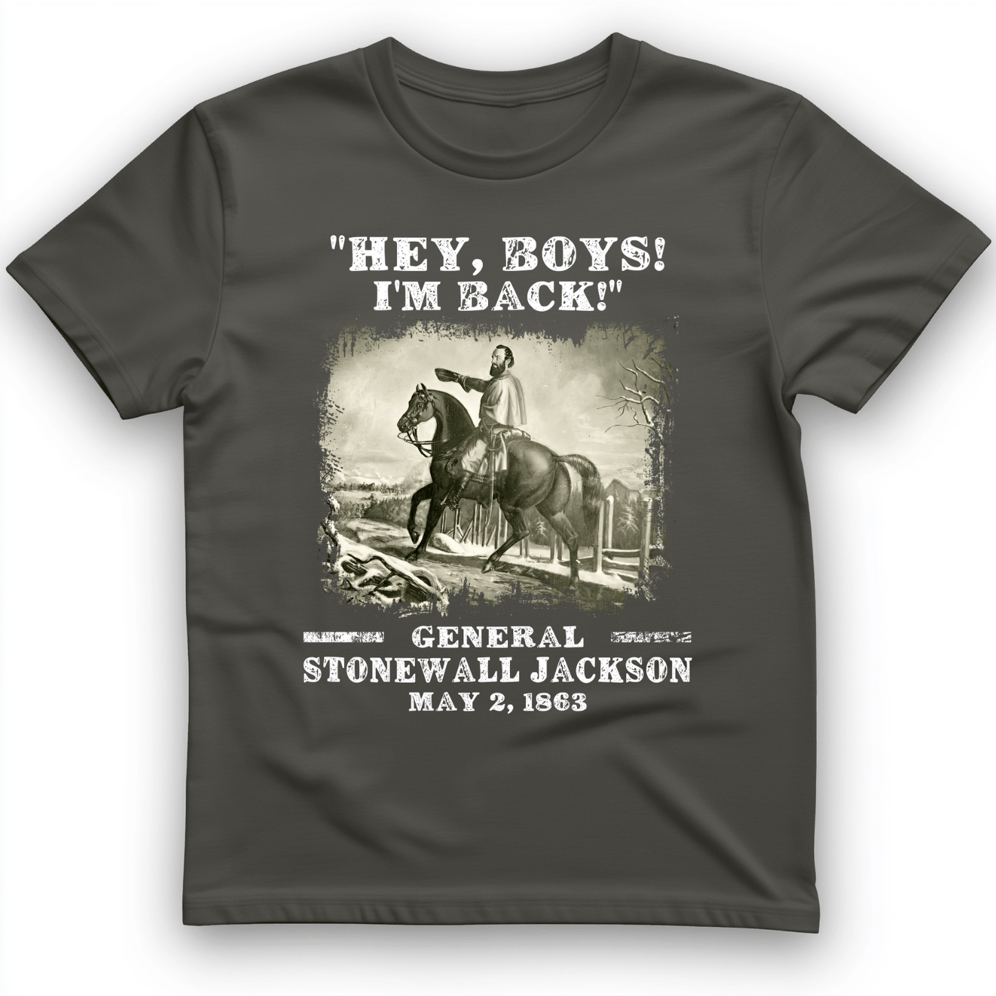 Stonewall Jackson T-Shirt Charcoal / S