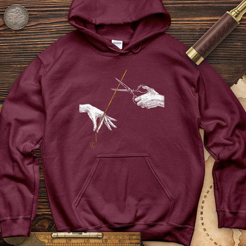 String of Life Hoodie Maroon / S