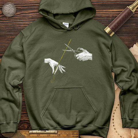 String of Life Hoodie Military Green / S