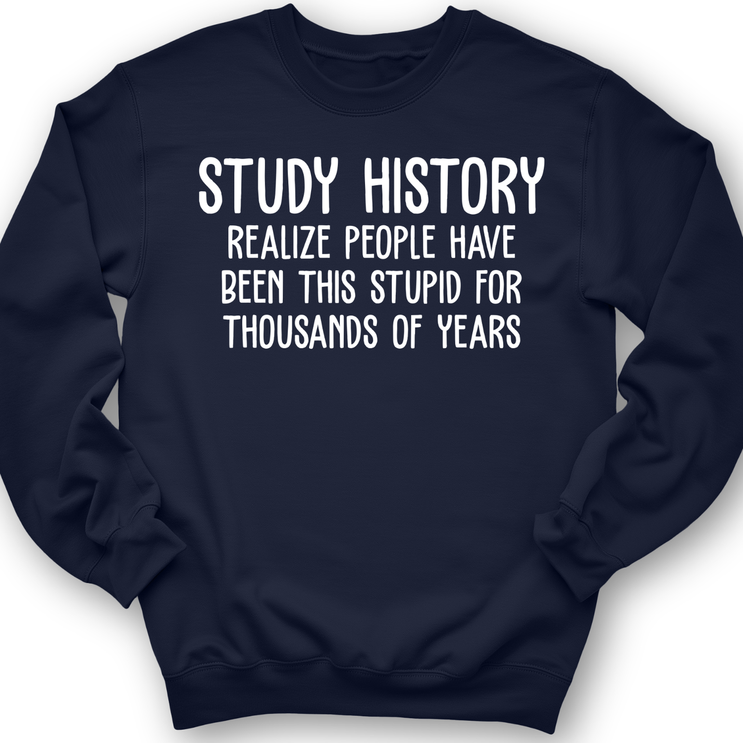 Study History Crewneck Navy / S