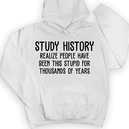 Study History Hoodie White / S