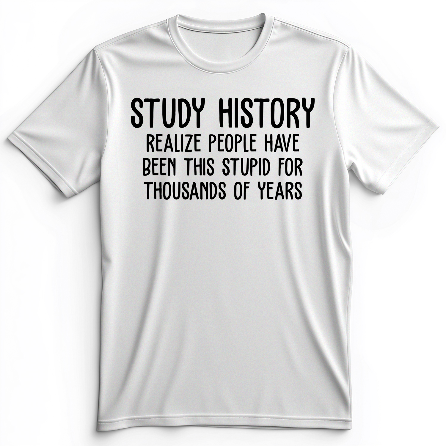 Study History Premium Tee White / S