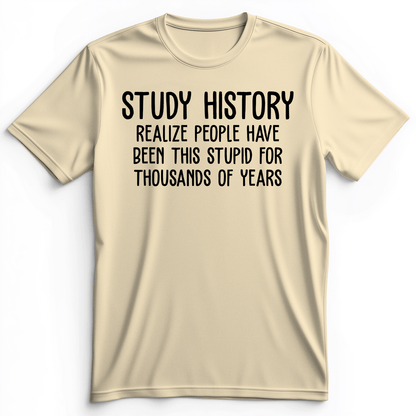 Study History Premium Tee Natural / S