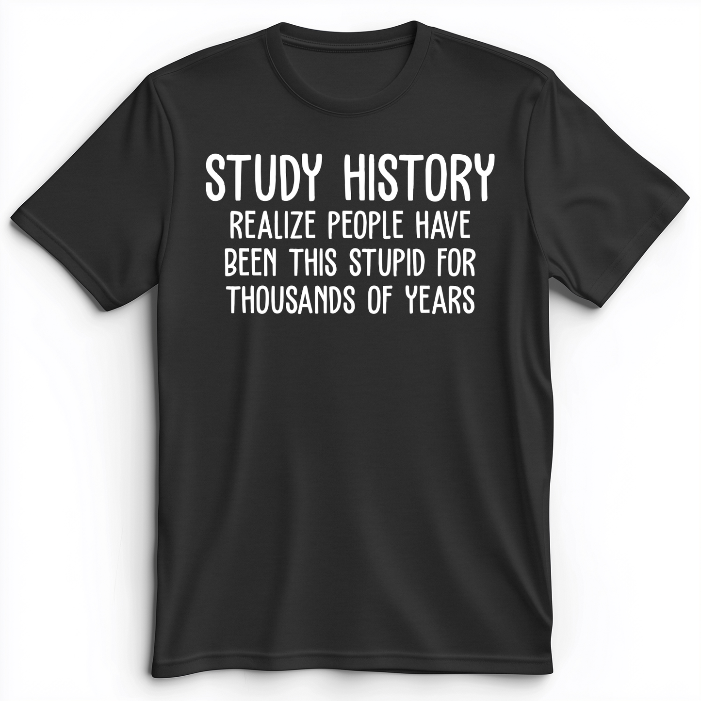 Study History Premium Tee Dark Grey Heather / S