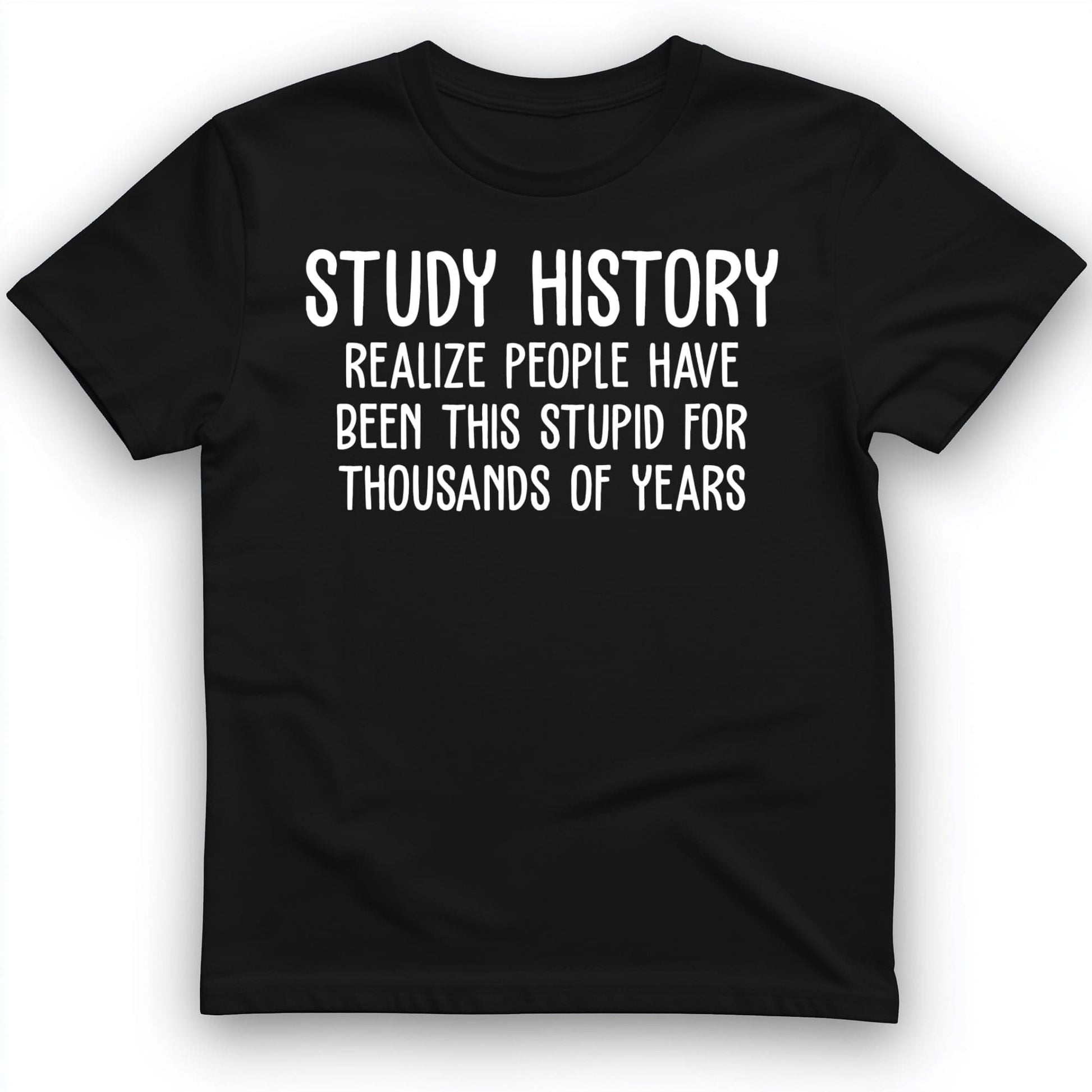 Study History T-Shirt Black / S
