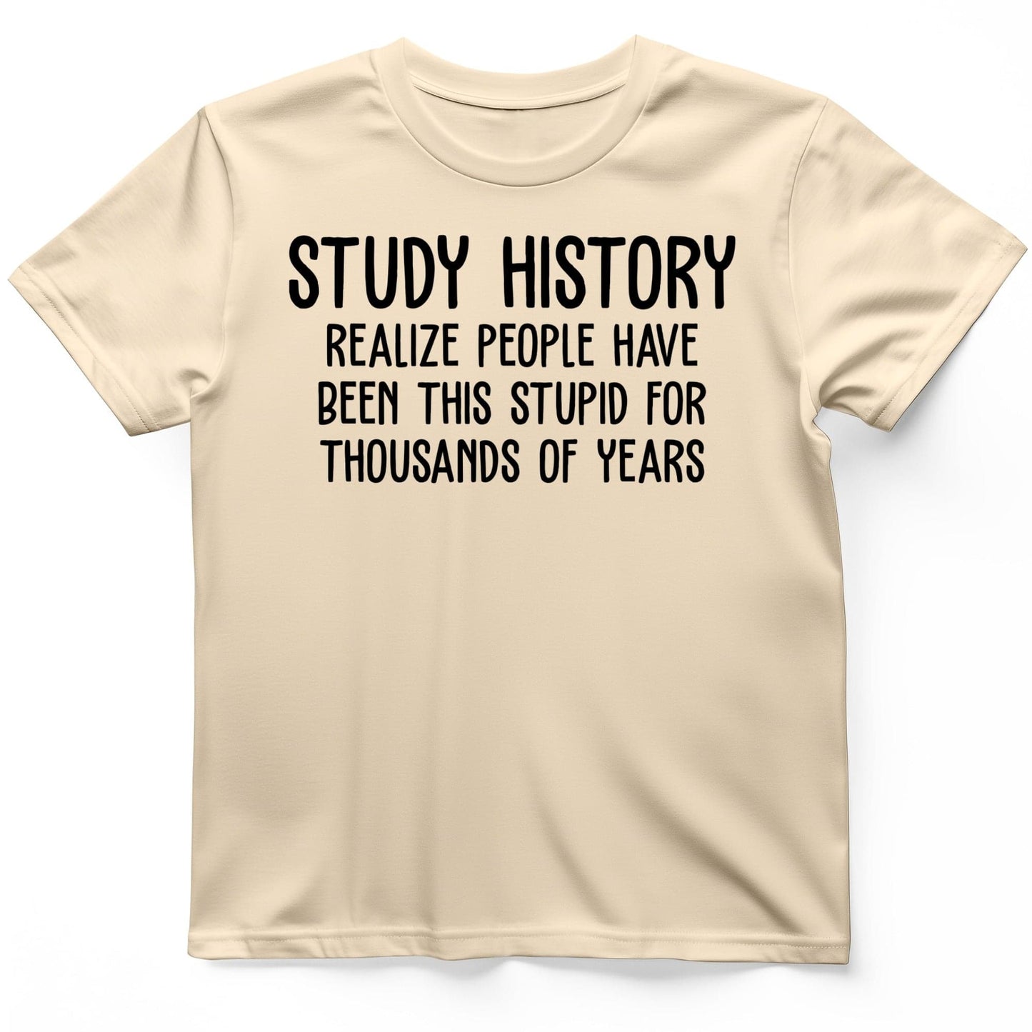 Study History T-Shirt Natural / S