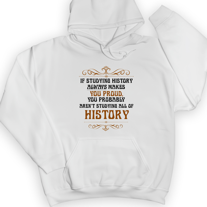 Studying History Hoodie White / S