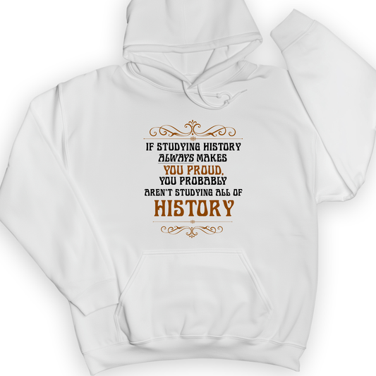 Studying History Hoodie White / S