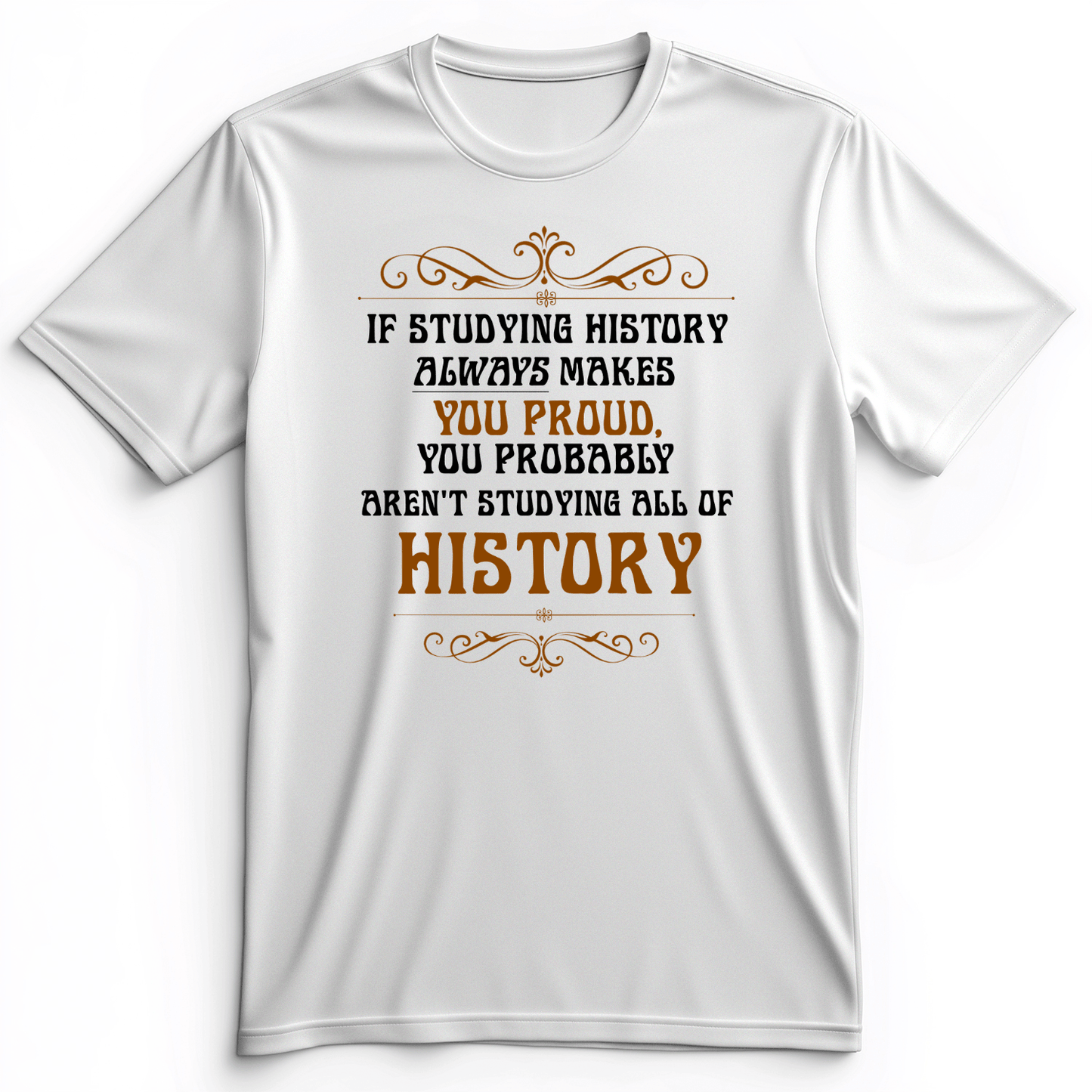 Studying History Premium Tee White / S