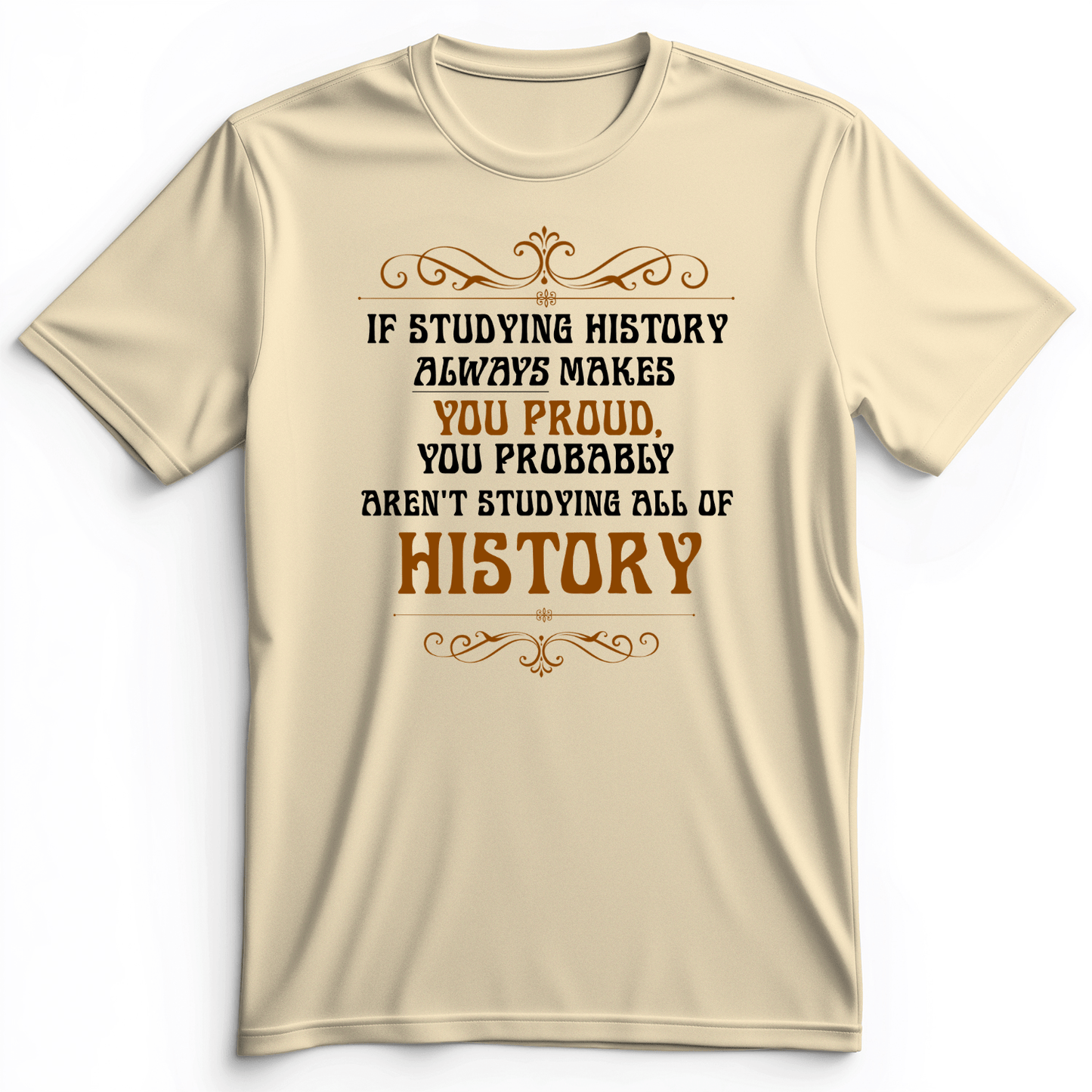 Studying History Premium Tee Natural / S