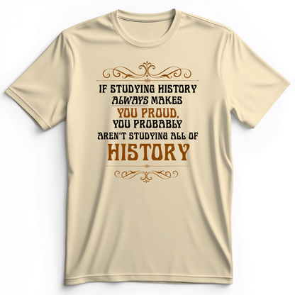 Studying History Premium Tee Natural / S