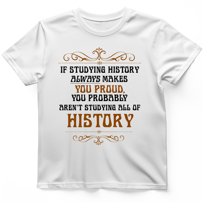 Studying History T-Shirt White / S